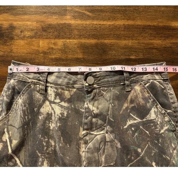 Disclosure Women’s 9 / 29 x 29 Camo Pants Cargo Wide Leg Relaxed Fit - Picture 8 of 12